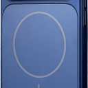 Designed Magnetic Series for iPhone 16 Pro Case,[Compatible with MagSafe][Tempered Glass Camera Lens Protection],Luxury Matte Military Grade Drop Protective Hard PC Shockproof Cover,Blue