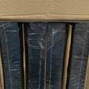 4Pack Expandable Pull Out Cabinet Organizer 21"Deep With Raising Pad for Framed Cabinets,Slide Out Drawers with 4pcs Divider Racks,Roll Out Shelves Adhesive,Adjustable Width 12.05"-20.4"Black