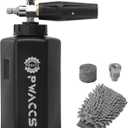 PWACCS Foam Cannon for Pressure Washer, Adjustable Car Wash Foam Cannon, Big Mouth Snow Foam Lance with 1/4" Quick Connect, Thick Foam Power Wash Foam Blaster 1.5 L, Additional Orifice Nozzle 1.1mm