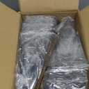 Clear Acrylic Single Pocket, Plastic Hanging Wall Mount File Holder for Office Home (Gray, 6 Pack)