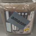 KinCam 100% Waterproof Recliner Loveseat Cover with Console, Non-Slip Reclining Couch Covers for 2 Seat, Recliner Sofa Cover Furniture Protector with Elastic Straps for Kids, Pets, Taupe