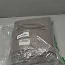 LAMIT Taupe Linen Curtains 90 Inch for Living Room, Back Tab and Rod Pocket Linen Textured Farmhouse Curtains Light Filtering Drapes for Bedroom/Dining Room, Set of 2, 52 x 90 Inch