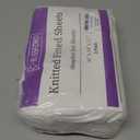 BLISSFORD - 2 Pack Fitted Hospital Bed Sheets with Elastic All Around for a Cotton Rich Soft Knitted Jersey Sheet, 36 x 84 x 12