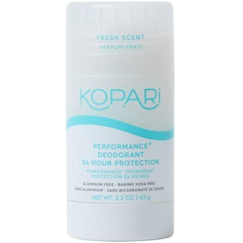 Kopari Performance Plus Aluminum-Free Deodorant, Sport Deodorant for 24 Hour Odor Protection, Non Toxic & Clean, No Parabens or Baking Soda, 2 oz (2.2 Ounce (Pack of 1))