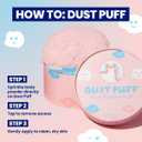 Megababe Body Powder Applicator - Dust Puff | Oversize (6 x 3) Powder Puff | Powder Sold Separately