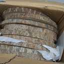 KARAVELLA Large Wood Slices for Centerpieces Wood Centerpieces for Tables, Rustic Wedding Centerpiece, Natural Wood Slabs, Thin Slices 10-11 inches (10 Pack)