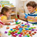 Magnetic Fishing Toy for Kids 3-5, Magnetic Fishing Game for Kids Ages 4-8, Water Table Toys with Fishing Rod Set, Outdoor Plastic Floating Fish, Kids Bath Pool Fishing Water Toys for Baby Boys Girls