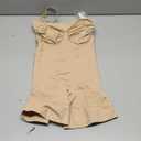 CtriLady Strapless Shapewear Bodysuit for Women Tummy Control Shapewear Seamless Full Body Shaper with Removable Straps (Medium, Beige)