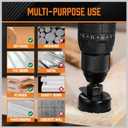 HORUSDY Hole Saw Set 24PCS Hole Saw Kit,Hole Saw Drill Bit Kit, 3/4"-6" (19-152mm) 17PCS Saw Blades, 2 Mandrels, 3 Drill Bit, Installation Plate, Hex Key, For Drywall, Soft Wood, Plywood, Plastic, PVC