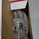 Hqyib 3 PCS Christmas Window Lights Decorations, Battery Powered Hanging Warm Lighted Star, Bell & Christmas Tree Shaped Shaped String LED Indoor for Xmas Tree, Window, Fireplace