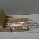 LazBlinds Cordless Bamboo Roman Shades, Privacy Blinds for Interior Windows, Room Darkening Roll Up Bamboo Blinds for Home & Patio, 26.5" W x 48" H, Highfield Teak
