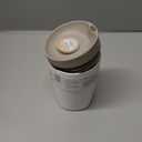 Owala SmoothSip Slider Insulated Stainless Steel Coffee Tumbler, Reusable Iced Coffee Cup, Hot Coffee Travel Mug, BPA Free 12 oz, Vanilla Bean