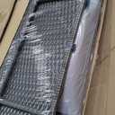 Wisteria Lane 5 Piece Patio Furniture Set, Wicker Outdoor Patio Conversation Furniture Set, All Weather Outdoor Patio Sofa with Cushion and Glass Table, Grey