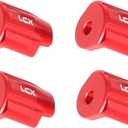 LCX Racing RC Crawler Car CNC Aluminum Front Rear Shock Mount Guard for Arrma 1/14 1/16 1/18 Typhon Mojave Granite Grom Truck, Upgrades Parts Accessories