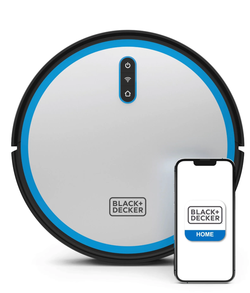 Black & Decker Roboseries Robot Vacuum With Mapping Technology, BDRV1 Black & Decker Roboseries Robot Vacuum With Mapping Technology, BDRV1