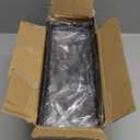 Magnetic Spice Rack for Refrigerator Seasoning Organizer for Spice Fridge Shelf storage Magnetic Shelf with Hook for Oven (4pack-Cut out-Black)