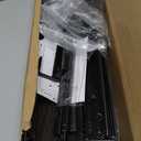 SWTYMIKI Over The Door Towel Racks for Bathroom  5Tier Wall Mounted Bathroom Towel Storage Organizer Holder with Metal Shelf, Black