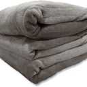 Tefici Heated Blanket Queen Size with Dual Control，Soft Flannel Electric Blanket Queen,Fast Heating with 3 Heat Levels,8 Hours Auto Off,Machine Washable, ETL&FCC Certified，84x90Inch，Gray