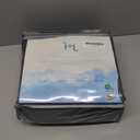 Hearth & Harbor Extra Deep Pocket King Size Sheets Sets - Fits Mattress 18-24 Inches Deep - Extra Deep Pocket Sheets - 6 Piece King Size - Grey