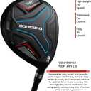 PGF Golf Men's/Lady's Concord Complete Golf Club Package Set [17-Pieces] [Flex: Regular/Ladies], Men Right Hand, graphite/Steel, #1 Driver, #3 Fairway Wood, #3 & #4 Hybrids, Irons #5–PW, SW, Putter