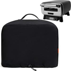 Waterproof Cover for Ninja Pizza Oven MO201, UV Resistant, Windproof Accessories for Ninja Artisan Outdoor Pizza Oven, Power Cord Storage Pocket, Adjustable Drawstrings and Elastic Bands (Cover Only)