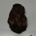 FESHFEN Claw Clip Short Ponytail Extensions - DIY Bendable Metals Fluffy Messy Bun Hair Piece Straight Synthetic Hairpieces Ponytail Extension for Women, Mix Brown (8/9/30 Mix Brown)