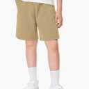 BOOPH 3 Pack Boys Shorts Boy Cotton Athletic Shorts Kids Casual Summer Clothes with Pockets
