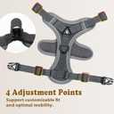 Cat Harness and Leash for Walking, Escape Proof Soft Adjustable Vest Harnesses for Cats, X