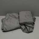 Amazon Basics Lightweight Super Soft, Wrinkle-Free Luxury Microfiber 4 Piece Bed Sheet Set with 14-Inch Deep Pockets, Full, Dark Gray, Solid