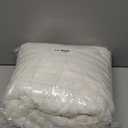 BEDELITE Fleece Throw Blanket for Couch - 300GSM Soft & Warm Fluffy Cream Blanket, Decorative and Giftable Striped Blankets for Women, Men, 50"x70"