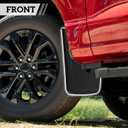 KEWISAUTO Fender Flares Guards for Ford F-150 2021-2024, Front & Rear Mud Flaps Splash Guards for 2021-2024 Ford F150 Without OEM Fender Flares Accessories, Replace #ML3Z-16A550-AA #ML3Z-16A550-BA