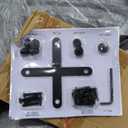 Counter Height Barstools 26 inch Upholstered Swivel Bar Stools with Back and Wood Legs for Kitchen Island,Set of 2,Dark Grey Fabric-Armless