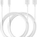 MaGeek Micro USB Cable (2-Pack)(10ft), Extra Long High Speed USB Charge and Sync Cord for Samsung, Nexus, LG, Motorola, Android Smartphones and More (White)