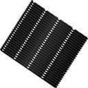Pushglossy 35 Pcs 9 in Metal Roofing Foam Closure Strips Panels 3 ft Long Inside Outside Classic Rib Profile Roof Closure Strips for Insulation Weather Barrier and Noise Moisture (Exterior)