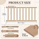 Nuanchu 118 x 45 Inches Mdf Board and Batten Wall Panel Kit Wainscoting