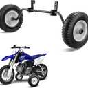Dirt Bike Training Wheels for PW 50 Razor MX125, Universal Fit 50cc 49cc Kids Dirt Bike, Compatible with TTR50, Razor MX350/MX400/MX650,Honda CRF50, Dirt Bike Accessories - Black