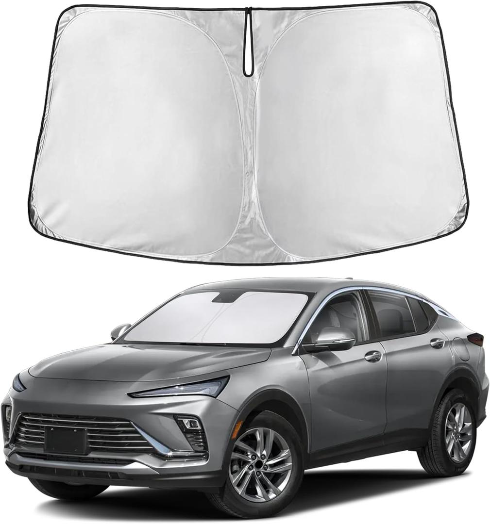 EcoNour Windshield Sunshade Compatible for Buick Envista 2024 2025 2026, Sun Visor for Front Windshield & Window Sun Shade Cover, UV Heat Blocker & Protector, Car Accessories