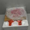 Coastal Glass Table Lamps for Living Room, 26" Table Lamps with USB A+C Ports & AC Outlet, Touch Control Bedside Nightstand Lamp with Crystal Night Light for End Table Office Desk Blue(Bulbs Included)