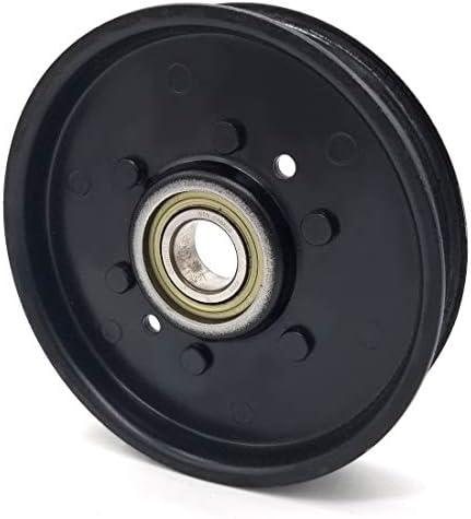 4 Inch Flat Dia Flat Idler Pulley Replacement for John Deere AM37249