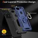 LUMARKE for Google Pixel 8 Pro Case with Screen Protector,Pass 16ft. Drop Tested Military Grade Protective Phone Cover with Magnetic Ring Kickstand Compatible with Car Mount Holder Blue
