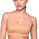 Floatley Cozy Adjustable Bra Comfort Wirefree Seamless Bra with Embedded Pad for Women (Medium, Ginger)