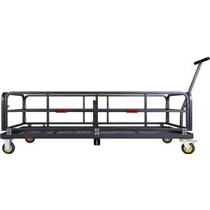 Garvee Foldable Hitch Mount Cargo Carrier with Wheels & Handle, 750 LBS Heavy Duty Steel Hitch Racks for 2 in Receiver, Folding Luggage Racks for Trailers, RVs, SUVs, Rust-Resistant