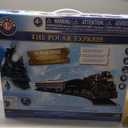 Lionel Battery-Operated The Polar Express Toy Train Set with Bluetooth, Locomotive, Train Cars, & Track with Authentic Train Sounds, Lights, & Water Vapor Smoke Effects for Kids 4+