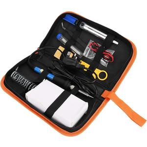 16 pieces 60W adjustable temperature soldering iron set with electronic repair tool set Electric soldering iron set Adjustable temperature range.(US)