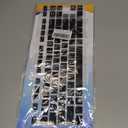 Keyboard Cover for DELL KB216 KB216b KB216t KB216d KB216p Wired & KM636 & Dell Optiplex 5250 3050 3240 5460 7450 705, Dell Inspiron 24" 27" 7700/7790/3475/3670/3477 All-in one Desktop Keyboard -Black