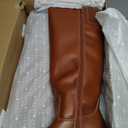 ZODIAC Women's Cindy Tall Block Heel Boot (Brown, 9 1/2, Medium)