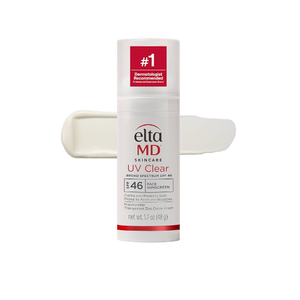 EltaMD UV Clear Face Sunscreen SPF 46, Oil Free for Face with Zinc Oxide, Dermatologist Recommended Sunscreen Lotion, For AcneProne Sensitive Skin, 1.7 oz Pump