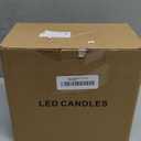 Eldnacele Flameless Christmas Gold Candles with 5H Timer, Flickering Real Wax Battery Operated Pillar Candles for Christmas Holiday Decoration Gold (D3 x H6)