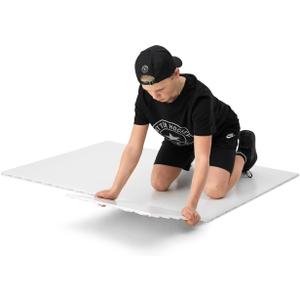 Better Hockey Extreme Dryland Flooring Tiles - Synthetic Ice Panels for Hockey, Professional Quality Training Aid for Shooting, Passing and Stickhandling -, 6-Tile Pack
