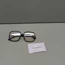 Bullabulling Retro Square Reading Glasses For Women Blue Light Blocking Oversized Eyeglass Frames Large Lens (Black)